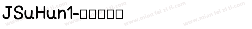 JSuHun1字体转换