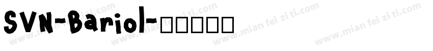 SVN-Bariol字体转换