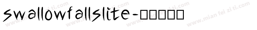 swallowfallslite字体转换