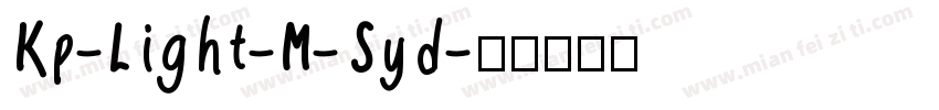 Kp-Light-M-Syd字体转换