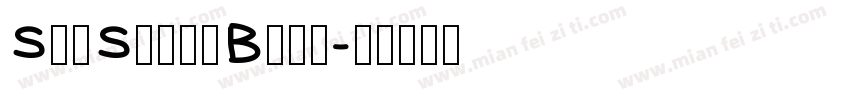 SanSerifBold字体转换