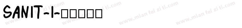 SANIT-I字体转换