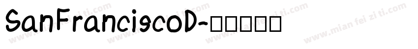 SanFranciscoD字体转换