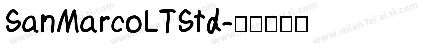 SanMarcoLTStd字体转换