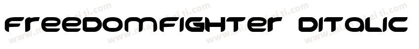 FreedomFighter3DItalic-zKa3字体转换