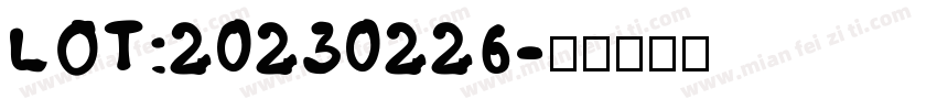 LOT:20230226字体转换