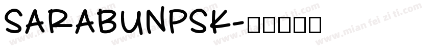 SARABUNPSK字体转换