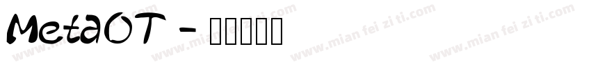 MetaOT字体转换