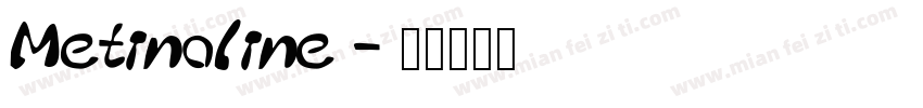 Metinoline字体转换