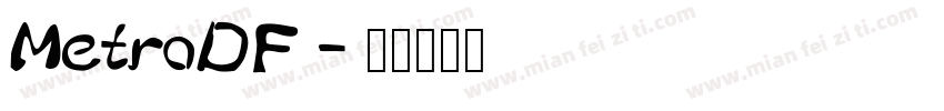 MetroDF字体转换