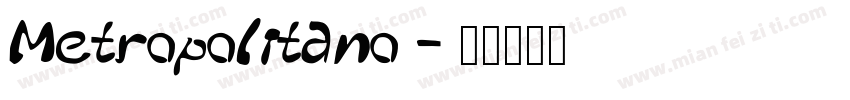 Metropolitano字体转换