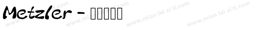 Metzler字体转换