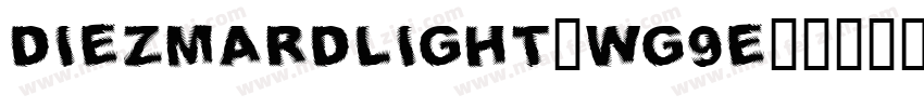 DiezmardLight-WG9E字体转换