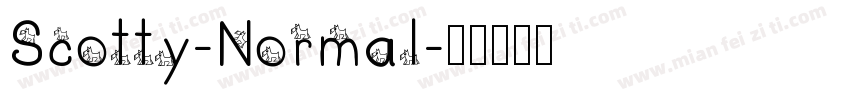 Scotty-Normal字体转换