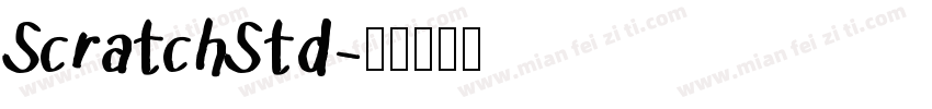 ScratchStd字体转换
