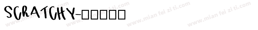 SCRATCHY字体转换