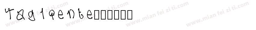 Tagliente字体转换
