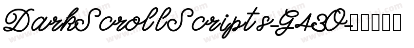 DarkScrollScripts-G43O字体转换