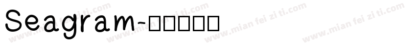 Seagram字体转换
