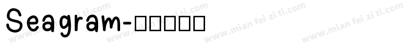 Seagram字体转换