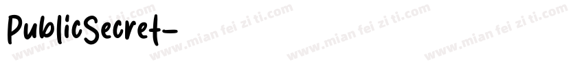 PublicSecret字体转换