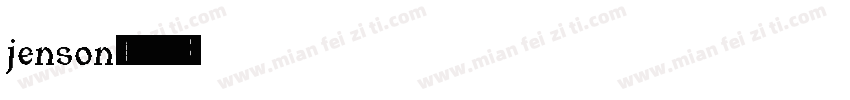jenson字体转换