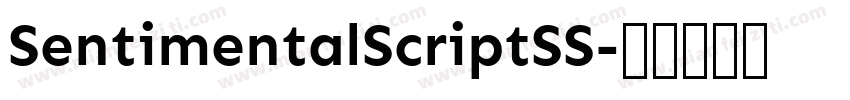SentimentalScriptSS字体转换