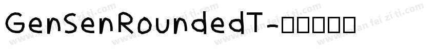 GenSenRoundedT字体转换