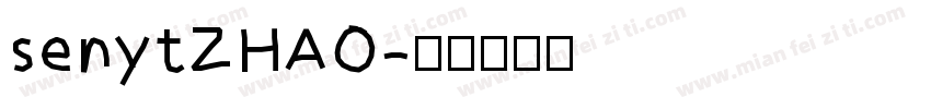 senytZHAO字体转换