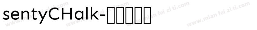 sentyCHalk字体转换