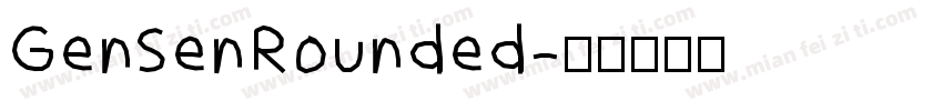 GenSenRounded字体转换