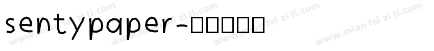 sentypaper字体转换