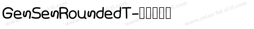 GenSenRoundedT字体转换