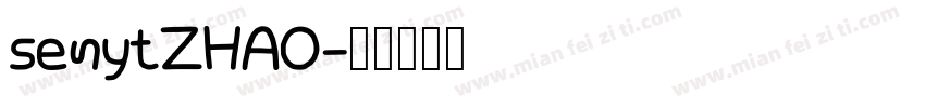 senytZHAO字体转换