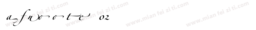 ZapfinoForteLTW02字体转换