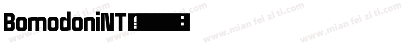 BomodoniNT字体转换
