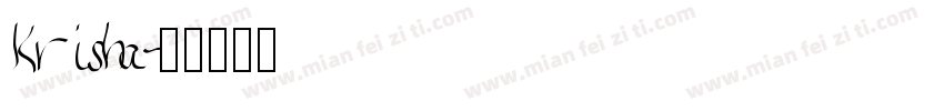 Krisha字体转换