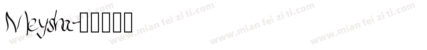 Meysha字体转换