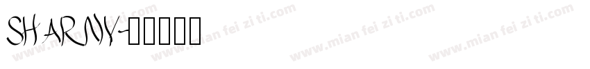 SHARNY字体转换