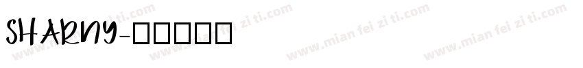 SHARNY字体转换