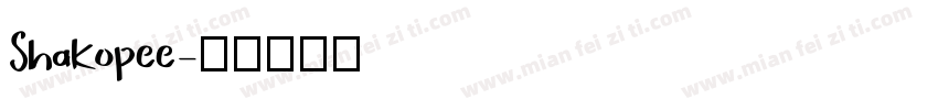 Shakopee字体转换