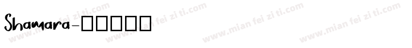 Shamara字体转换
