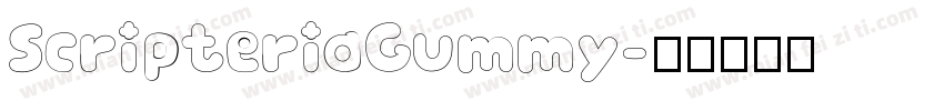 ScripteriaGummy字体转换