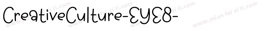 CreativeCulture-EYE8字体转换