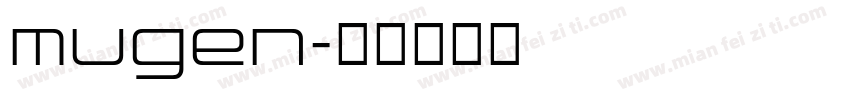 mugen字体转换
