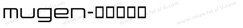 mugen字体转换