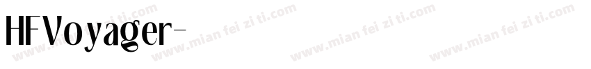 HFVoyager字体转换