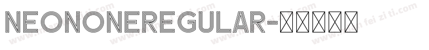 NeonOneRegular字体转换