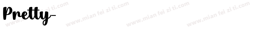 Pretty字体转换