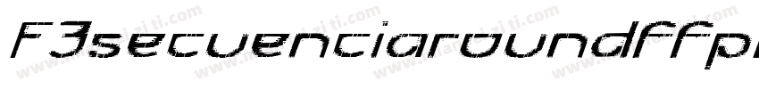 F3secuenciaroundffpItalic-0Bzo字体转换